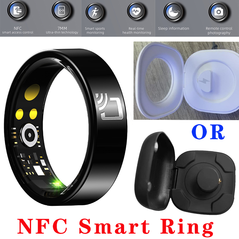 Smart Ring Nfc Pay - NFC Smart Ring-met hartslaggezondheid slaapmonitor IP68