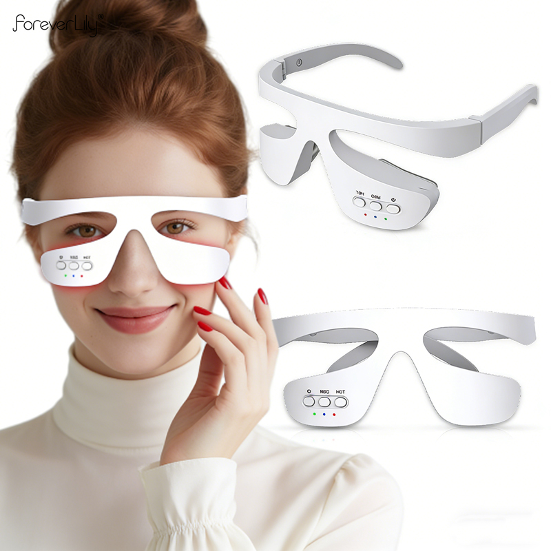 Light Therapy Glasses - Smart Eye Massager 3D Rood Licht