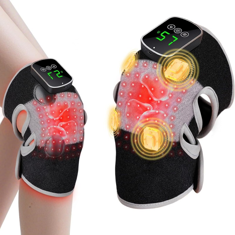 Smart Knee Wrap - 60 LED kniebrace met dubbele golflengte,
