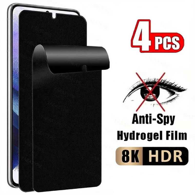 Vivo V40 - 4 Stuks Privacy Hydrogel Film Voor