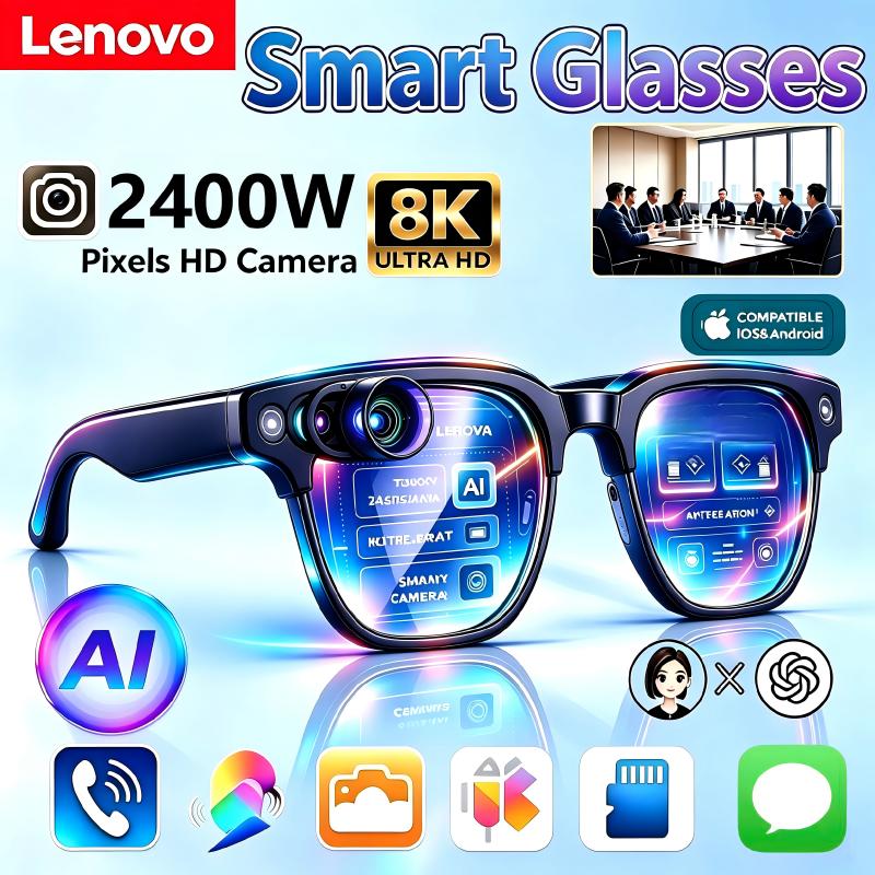 Lenovo AI Smart Bril met Spraa - Smart Glasses Lens recensie en prijs