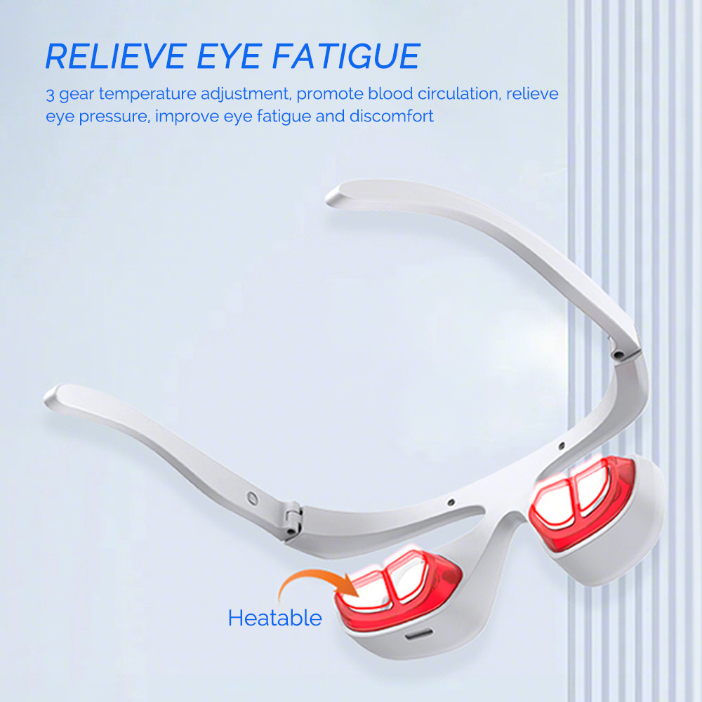 Smart Eye Massager 3D Rood Lic - Light Therapy Glasses recensie en prijs