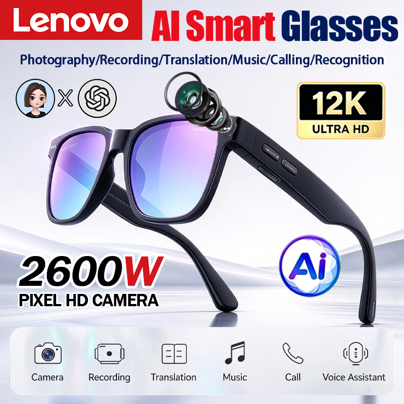 Lenovo AI Smart Bril 12KHD 260 - Smart Glasses Lens recensie en prijs